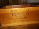 Atlas Powder Co.  High Explosives Wood Crate Wilmington Delaware Boxes photo 2