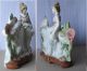 Victorian Bisque Fairing / Holder ~ Maiden W Pitcher,  Flowers & Doves Figurines photo 4