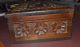 Awesome Mint Condition Ornate Hand Carved Massachusetts Whaling Ship Bible Box Boxes photo 3