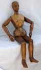 Large Vintage Artist ' S Wooden Lay Figure Carved Figures photo 7