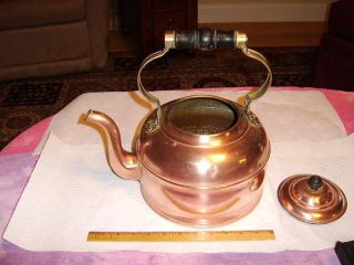 Large Rome Copper Tea Pot 20 Oz. photo