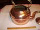 Large Rome Copper Tea Pot 20 Oz. Metalware photo 6