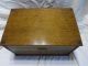 Antique/vintage Oak Wooden Box W/brass Accents For Documents England Boxes photo 1