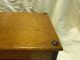 Antique/vintage Oak Wooden Box W/brass Accents For Documents England Boxes photo 8