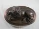 Large Victorian Era Copper Jelly Mold Figural Lion Nr Metalware photo 3