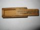 Antique Vintage Vermont Tap And Die Corp.  Lyndonville,  Vt Dovetailed Wooden Box Boxes photo 3
