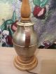 Vintage? Tea Pot Lamp With Brass Spout & Handle Wood.  Must.  Look Reduced. . . Lamps photo 6