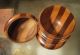 Small Victorian Wooden Treen Ware Covered Box Or Egg Cup Boxes photo 1