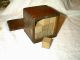 Antique Milton Bradley Co.  Kindergarten No.  5 Wooden Blocks In Dovetailed Box Boxes photo 2