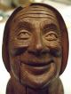 19c Wooden Black Forest Gnome Nutcracker Finely Carved From Switzerland Carved Figures photo 1