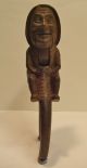 19c Wooden Black Forest Gnome Nutcracker Finely Carved From Switzerland Carved Figures photo 2