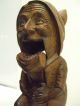 19c Wooden Black Forest Gnome Nutcracker Finely Carved From Switzerland Carved Figures photo 6