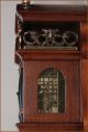 Vintage Dutch Wuba Warmink Mahogany Wood Sallander With Lunar Phase Wall Clock Clocks photo 4