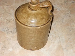Antique Salt Glaze Stoneware Crock Jug photo