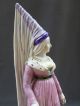 Antique Porcelain Medieval Queen Dresden Kister Half Doll Figure Figurine Figurines photo 2