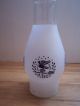 Vintage Eagle Milk Glass Currier Ives Horse Farm Oil Lamp Early American Chimney Lamps photo 11