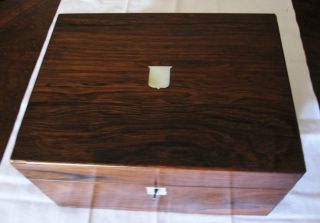 Antique Ladies Wooden Fitted Travelling Box With Many Compartments photo