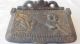 Antique Cast Iron 1860 ' S Match Safe Holder Hunting Dog Metalware photo 1