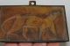 Exquisite Antique Bronze Frieze Panther Plaque By Barye Nr Metalware photo 2