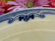 Antique Grindley Semi Porcelain Platter ~ Flow Blue Idris Platters & Trays photo 1