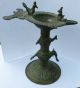 16thc Southern India Bronze Grease Lamp Estate Find Museum Quality Persian Metalware photo 2