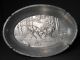 Vintage French aluminum Bread Tray,   stag Battle Metalware photo 3