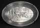 Vintage French aluminum Bread Tray,   stag Battle Metalware photo 4