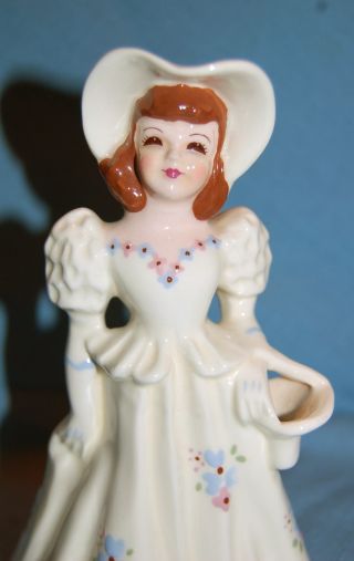 Vintage Porcelain California Pottery Florence Ceramics Kay Figurine/bud Vase photo