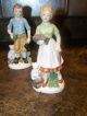 Homco Couple With Chopped Firewood Vintage Figurines photo 3