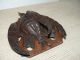19thc Black Forest Oak Carved Plaque With Birds Other photo 3