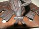 19thc Black Forest Oak Carved Plaque With Birds Other photo 5