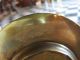 Antique Continental Brass Candlestick / Candle Holder Marked Underneath Metalware photo 7