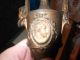 1880 Classical Ewer,  With Lady & Mens Faces Metalware photo 3