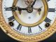 1881 Ansonia Slate & Marble Mantle Clock Open Escapement Clocks photo 1