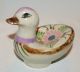 Vintage Porcelain Ceramic Mexico Pottery Gorgeous Little Duck Bird Figurine/dish Figurines photo 1