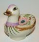 Vintage Porcelain Ceramic Mexico Pottery Gorgeous Little Duck Bird Figurine/dish Figurines photo 4