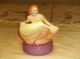 Vintage Fulper Art Deco Porcelain Ballerina Perfume Lamp It Works 6 1/2 