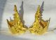 Pair Of French Gilt Bronze Sabots For Louis Xv Legs,  Quality & Condition Metalware photo 1