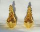 Pair Of French Gilt Bronze Sabots For Louis Xv Legs,  Quality & Condition Metalware photo 2