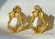 Pair Of French Gilt Bronze Sabots For Louis Xv Legs,  Quality & Condition Metalware photo 3