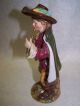 Antique German Ernst Bohne & Sons Figurine,  Boy With French Horn 1901 - 1920 Figurines photo 1
