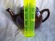 Vintage Teapot Brown Redware Pottery Ceramic With Lid Heavy. . . . Teapots & Tea Sets photo 6