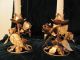 Antique Candlesticks,  Italian Florentine Filigree Gold Gilt Very Ornate Metalware photo 1