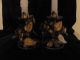 Antique Candlesticks,  Italian Florentine Filigree Gold Gilt Very Ornate Metalware photo 4