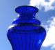 Antique Czechoslovakia Cobalt Blue Vase Vases photo 5