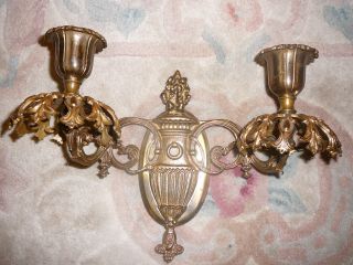 Antique Bradley And Hubbard Wall Candle Sconce photo