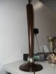 Vintage Art Deco Wooden Spanish Carlos Bas Table Lamp Lamps photo 2