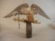 Fine Antique 19thc American Hand Carved Giltwood Eagle Spread Wings Wooden Bird Carved Figures photo 4