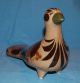 Vintage Gorgeous Large Hand Painted Mexican Pottery Bird Figurine Figurines photo 2