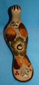 Vintage Gorgeous Large Hand Painted Mexican Pottery Bird Figurine Figurines photo 6